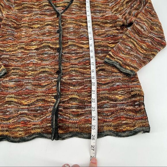 Marcazzani‎ Italian Wool blend Button down Cardigan small womens - Picture 3 of 6